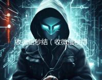 收微信秒结（收微信秒结帐）